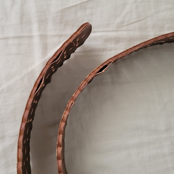 💛[3/$15] Aeropostale Scalloped Edge Cutout Belt - Picture 4 of 5